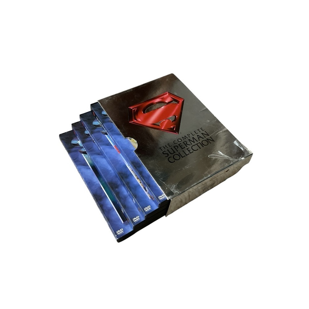 Superman The Complete Movie Collection DVD Box Set 4 Film Christopher Reeve